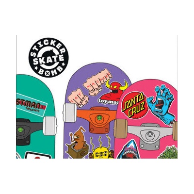 Stickerbomb Skateboard