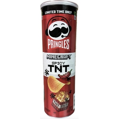 Pringles Minecraft pálivé chipsy s příchutí chilli papriček 156 g – Zboží Dáma