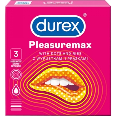 Durex Pleasuremax 3 ks – Zboží Dáma