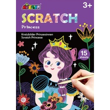 Škrabací kniha aktivit mini Princezna