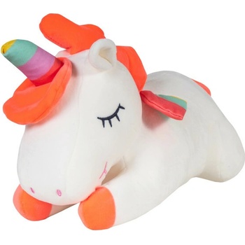 Aga4Kids Plyšový vankúš Jednorožec Biely 50 cm