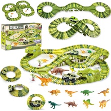 LEAN Toys Obrovské postavy áut na dinosaurej dráhe