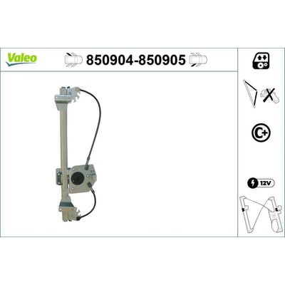 Zvedací zařízení oken VALEO 850905