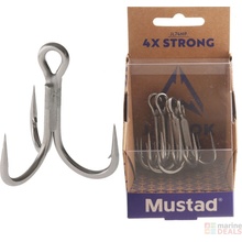 Mustad Trojháček JAW LOK INLINE TREBLE HOOK 4X STRONG vel.1 6ks