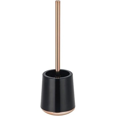 MSV WC štětka LENA s plastovou nádobou černá měděná 143443