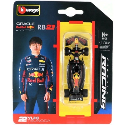 Bburago F1 Red Bull Oracle RB21 22 Y.Tsunoda 2025 1:64