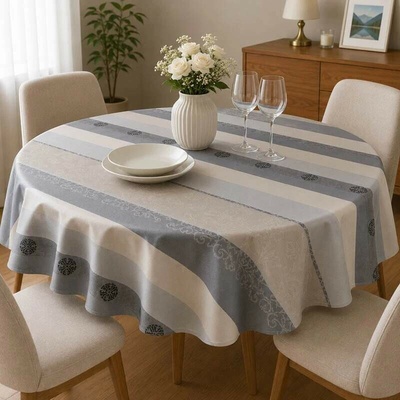 Style My Home Obrus guľatý 140 Grey