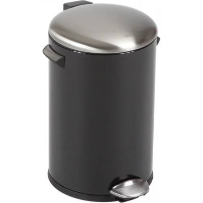 EKO-Europe EKO Кош за отпадъци с педал BELLE DELUXE- 12 литра - черен (EKO 921712 - Black)