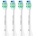 Philips Sonicare InterCare HX9004/87 резервни глави за четка за зъби White 4 бр