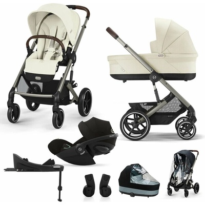 CYBEX kombinovaný Balios S Lux Seashell Beige Gold s autosedačkou a doplnkami 2024