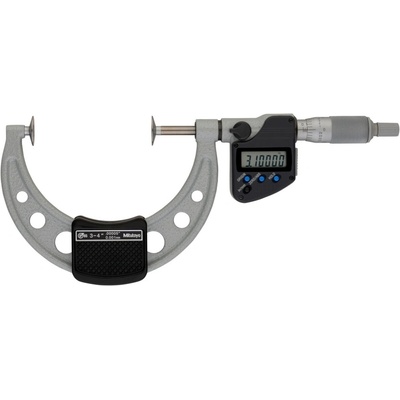 Mitutoyo Mikrometr třmenový digitální inch/metric 2-3´´ talířový dotek ip65 mitu-323-352-30