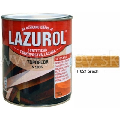 Lazurol Topdecor S1035 2,5 l orech