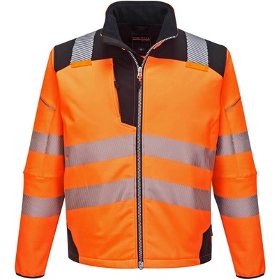 Portwest T402 bunda PW3 Hi Vis Softshell oranžová oranžová čierna
