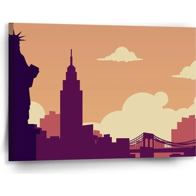 Sablio Obraz New York Socha slobody Art - 90x60 cm