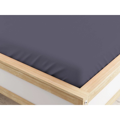 Textilomanie Jersey prostěradlo MICRO tmavě šedé 180x200