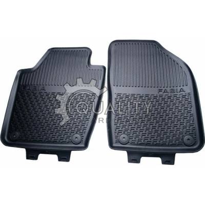 Sada koberců FAB3 přední - guma ŠKODA OEM Originál 6V1061551