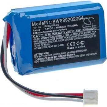 VHBW Батерия за Sichler PR-025 / PR-030 / PR-041 / PR-121, 1800 mAh (888202064)