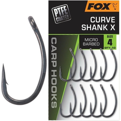 Fox Háčky Curve Shank X 10 ks Vel. 4