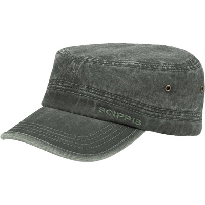 Scippis pánská vojenská kšiltovka army cap Nomad ze seprané bavlny olivová