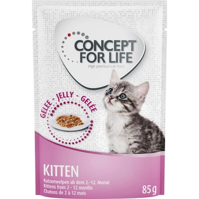 Concept for Life Kitten s kuracím v želé 24 x 85 g