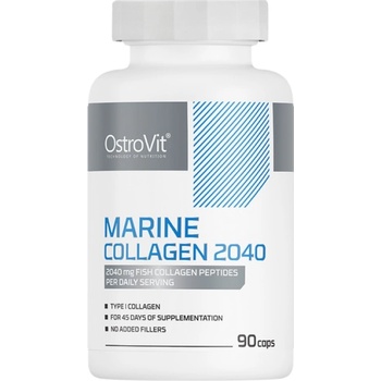Image 1 of OstroVit Marine Collagen 2040 [90 капсули]