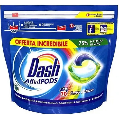 Dash Allin1 Pods Salva Colore 55 капсули за цветно пране