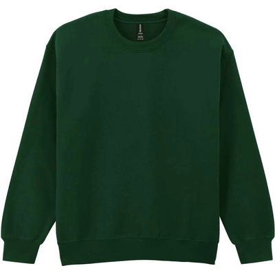 unisex mikina bez kapuce HEAVY BLEND lesní zelená
