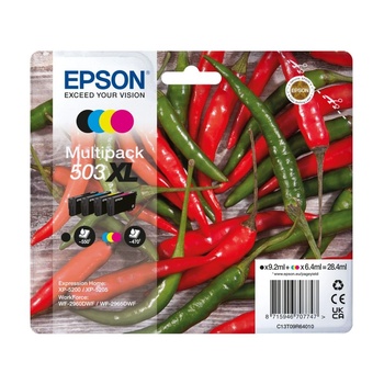 Epson 503XL мастилена касета Синьо 6, 4 мл XL капацитет (C13T09R24010)