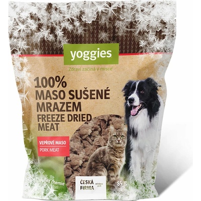 Yoggies Mrazem sušené vepřové maso (lyofilizované) 85 g