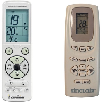 General Sinclair yk1f, ash-09ap, ash-12ap - луксозно с подсветка дистанционно управление (yk1f, ash-09ap, ash-12ap)