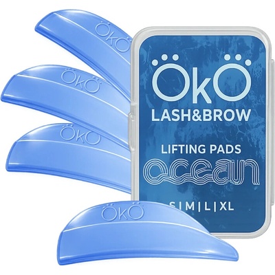 OKO Lifting Pads Ocean silikonové natáčky na lash lifting 4 páry