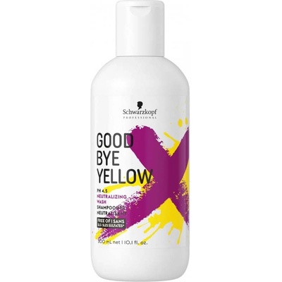Schwarzkopf Professional Šampon pro neutralizaci žlutých tónů barvených a melírovaných vlasů Goodbye Yellow 300 ml