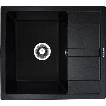ELEFANT Гранитна кухненска мивка aria 5851 - черен металик (aria 5851)