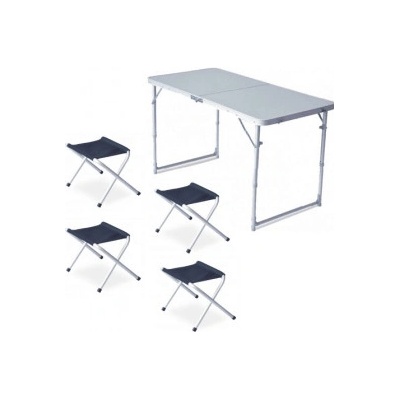 Pinguin TABLE SET Šedá kempingový nábytek