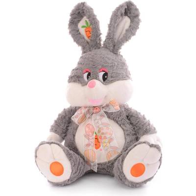 Tea Toys Плюшено зайче Tea Марти, 45 см, Сив