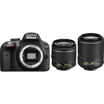 Nikon D3300 +AF-P 18-55mm VR +55-200mm VR II