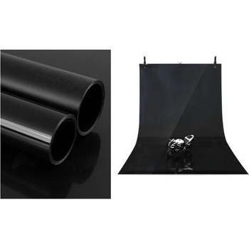 Fotopozadí černé PVC 60x130 lesklé matné