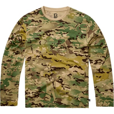 Brandit tričko dlhým rukávom premium takctical camo