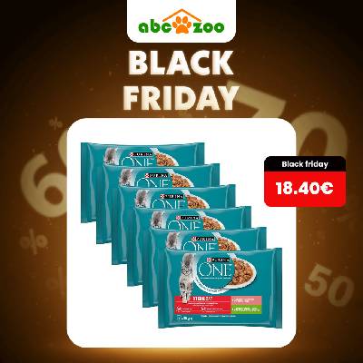 PURINA ONE STERILCAT s morkou a zelenými fazuľkami v šťave, s lososom a mrkvou v šťave, 24 x 85 g