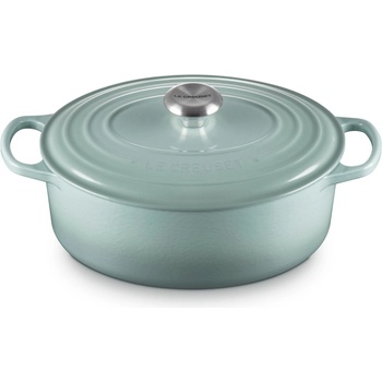 Le Creuset Съдове за готвене SIGNATURE 29 см, 4, 7 л, овална форма, SEA SALT, чугун, Le Creuset (LECR21178297174430)
