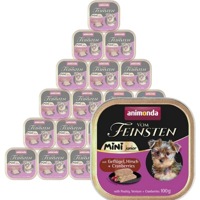 Animonda Vom Feinsten mini junior drůbež/jelen 32 x 100 g
