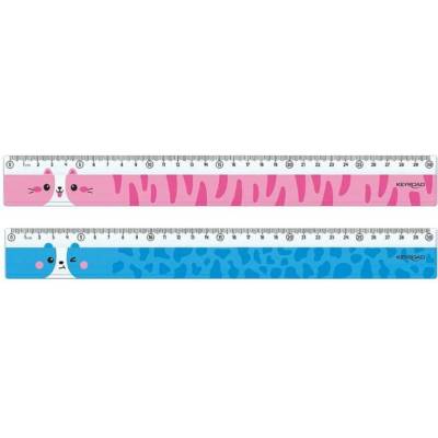 KeyRoad pravítko 30 cm mix zvířátka 644831