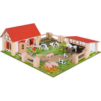 Image 1 of Eichhorn Дървен комплект Eichhorn - Ферма. 21 части (100004304)