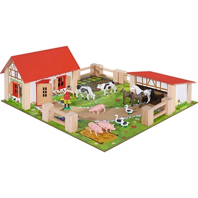 Eichhorn Дървен комплект Eichhorn - Ферма. 21 части (100004304)