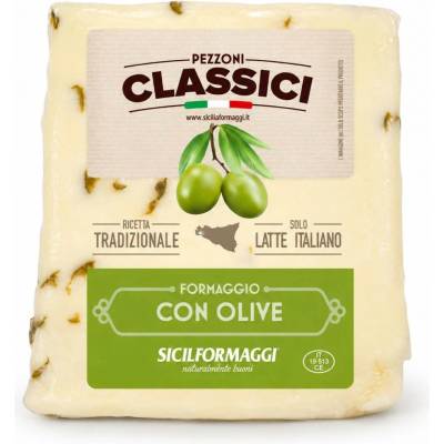 Sicilformaggi sýr s olivami ovčí/kravský 180 g - 200 g