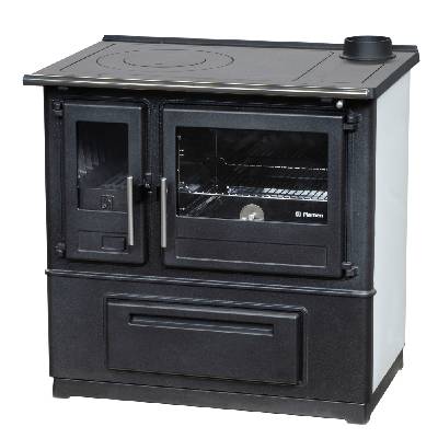 PLAMEN Sporák na tuhá paliva SLAVONAC N - P bílý