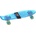 Скейтборд Cruiser Traction Transparent, зелен - Син