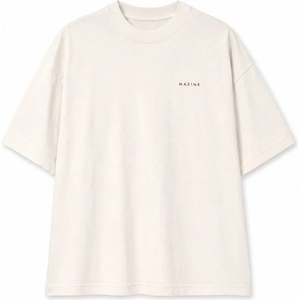 Mazine Дамска тениска Mazine Women's Back Print Theme T-Shirt - Offwhite / Coffee (916-7598-0112)