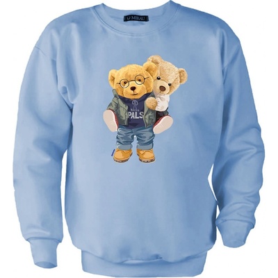 Chlapčenská mikina Medvedí Kamoši baby blue