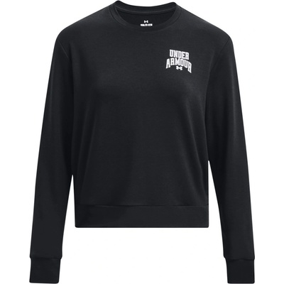 Under Armour dámská mikina Rival Terry Graphic Crew black